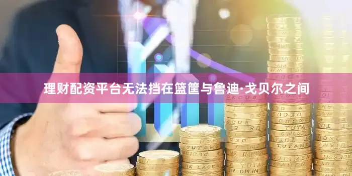 理财配资平台无法挡在篮筐与鲁迪·戈贝尔之间